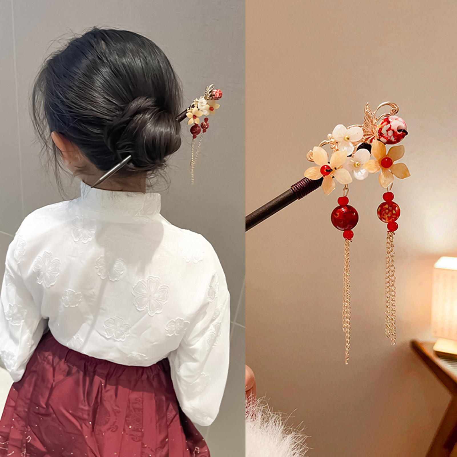 Hair Care Ingredients - Holiday Party Chinese Hair Stick Alloy
