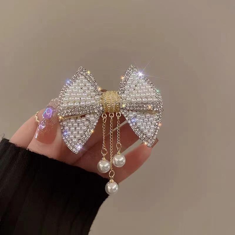 Hair Care Ingredients - New bow hair clip for women,