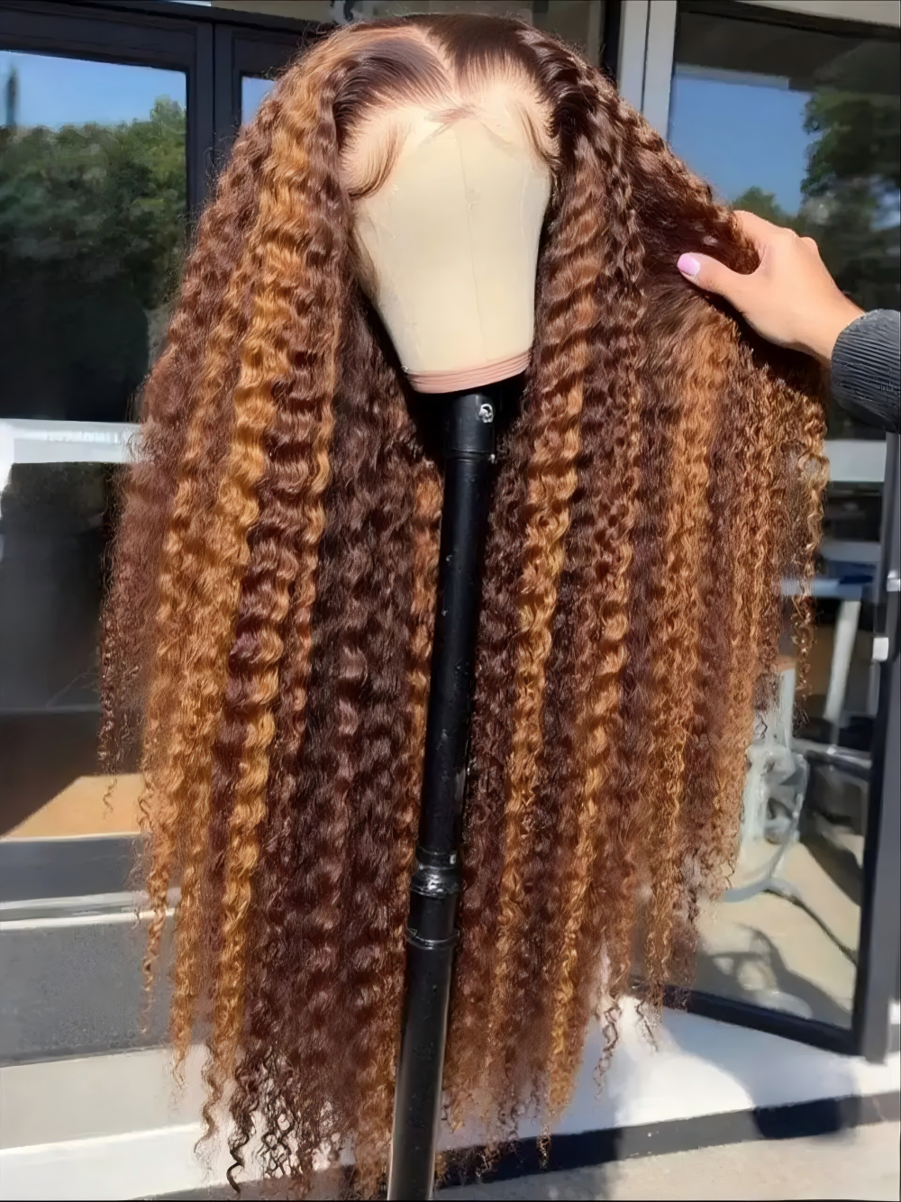 Hair Care Routine - Highlight Curly Wig 13x4 Lace Front
