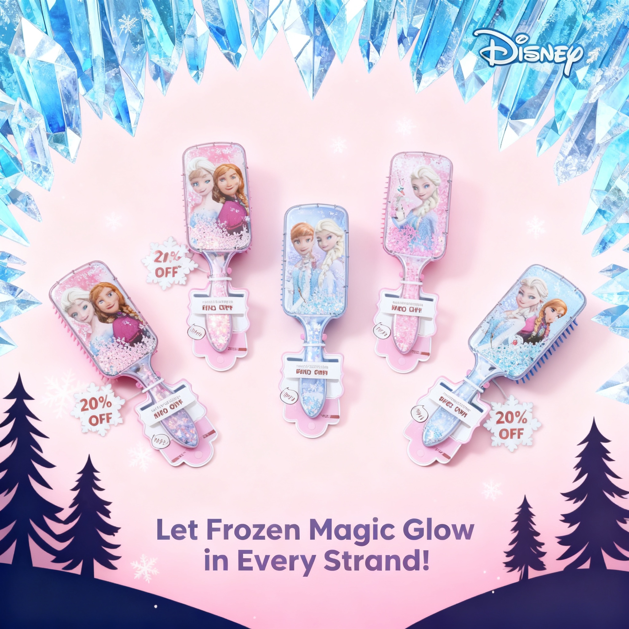 Frozen Elsa Minnie Mickey Mous - Hair Care Ingredients recension och pris