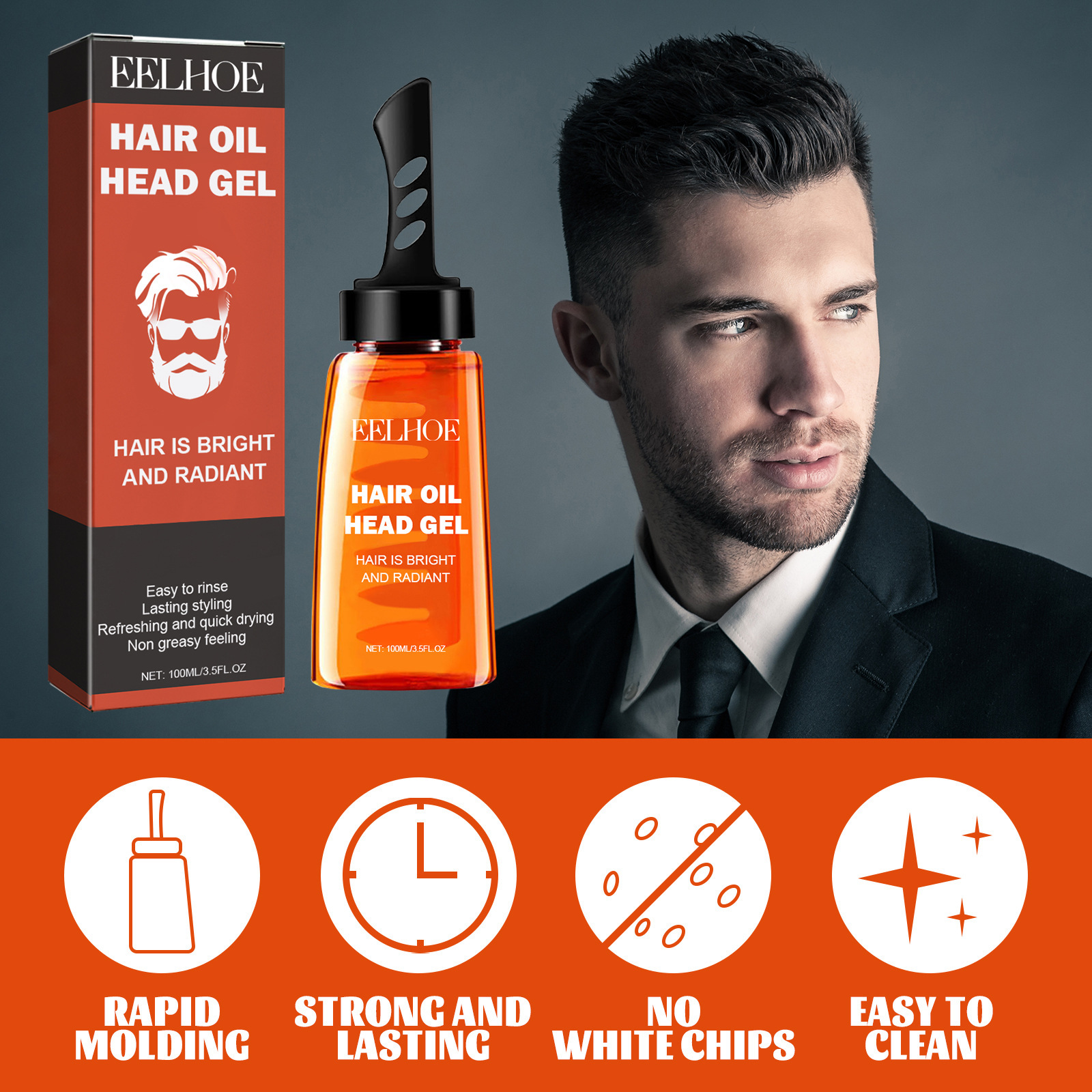 EELHOE 2 in 1 Professional Hai - Hair Care Natur recension och pris