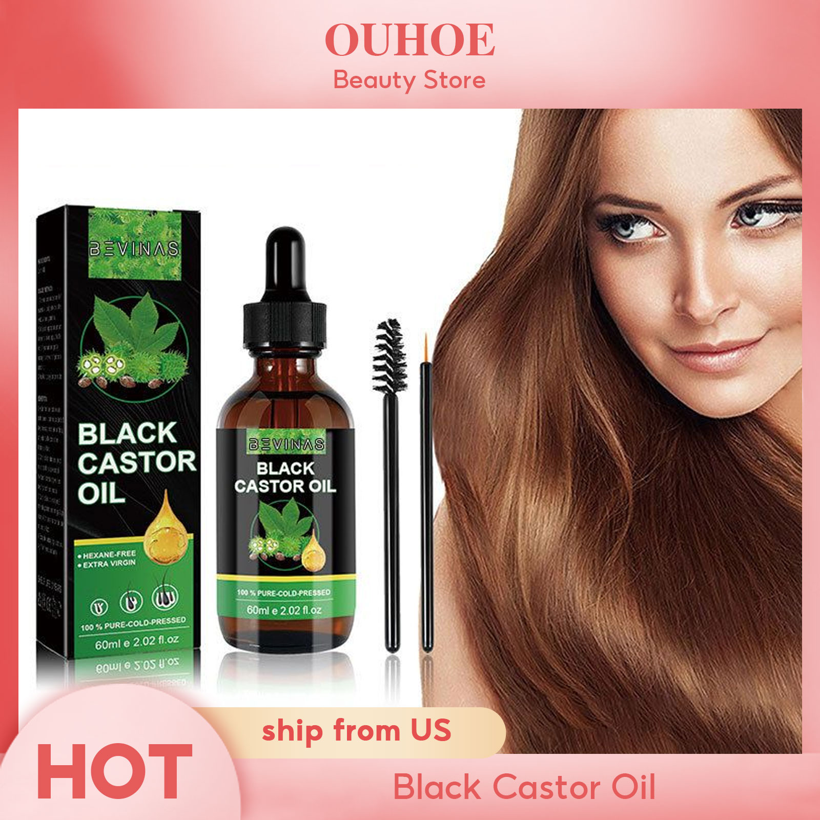 Black Castor Oil Nourishes Hai - Hair Care Natur recension och pris