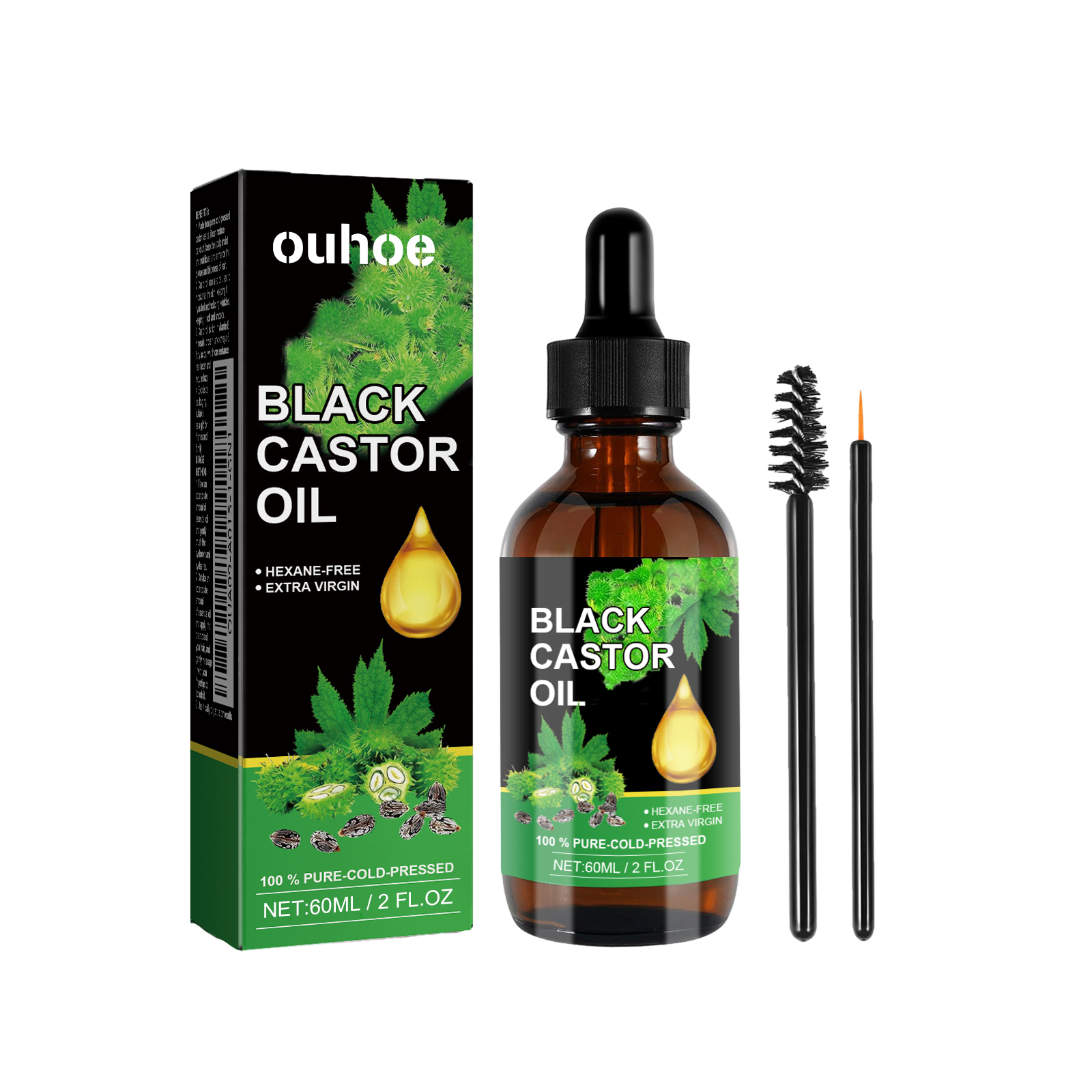 Black Castor Oil Nourishes Hai - Hair Care Natur recension och pris