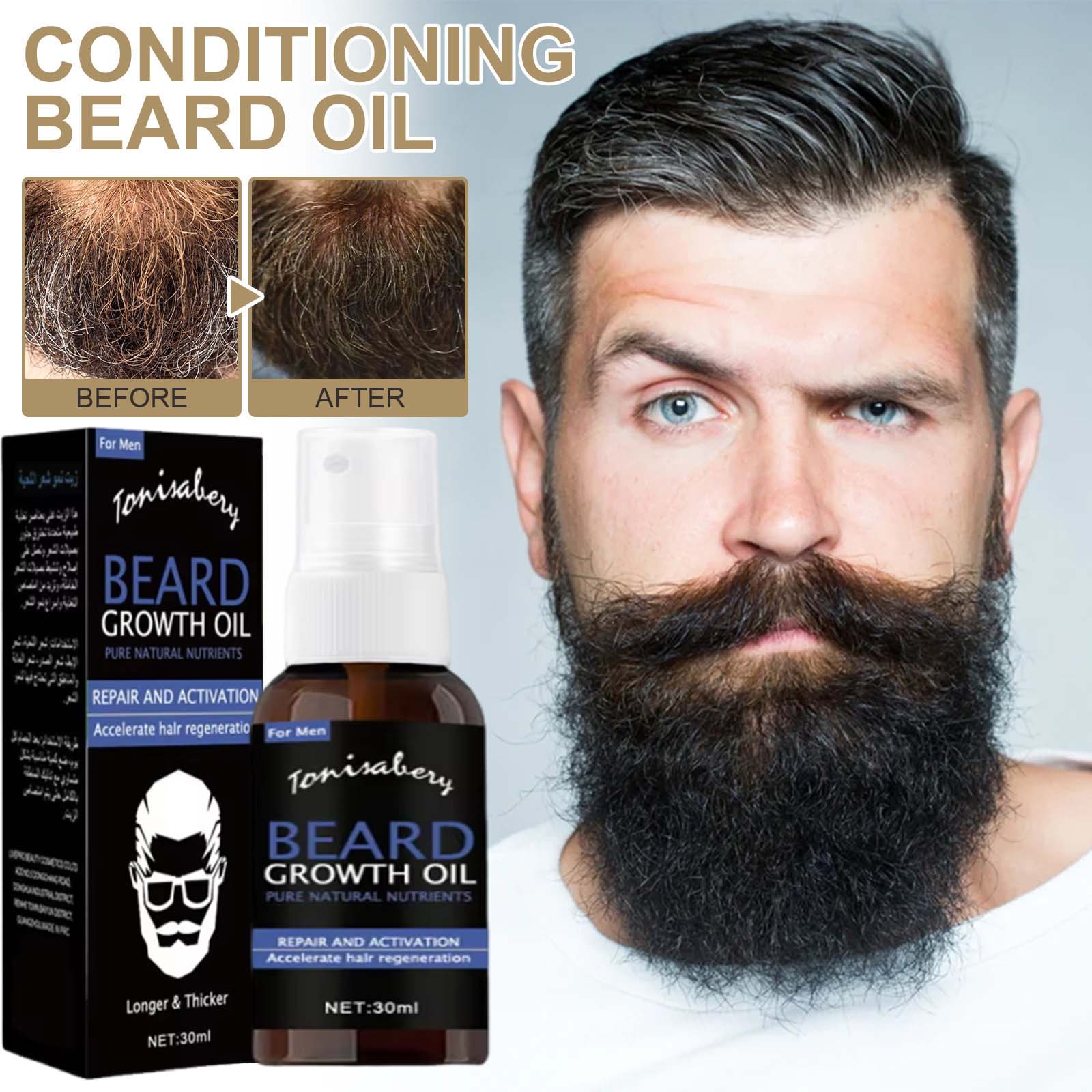 Beard Growth Oil Beard Wax Bal - Hair Care Natur recension och pris