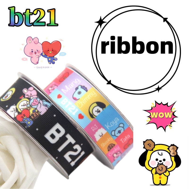 BT21 cute cartoon ribbon acces - Hair Care Ingredients recension och pris