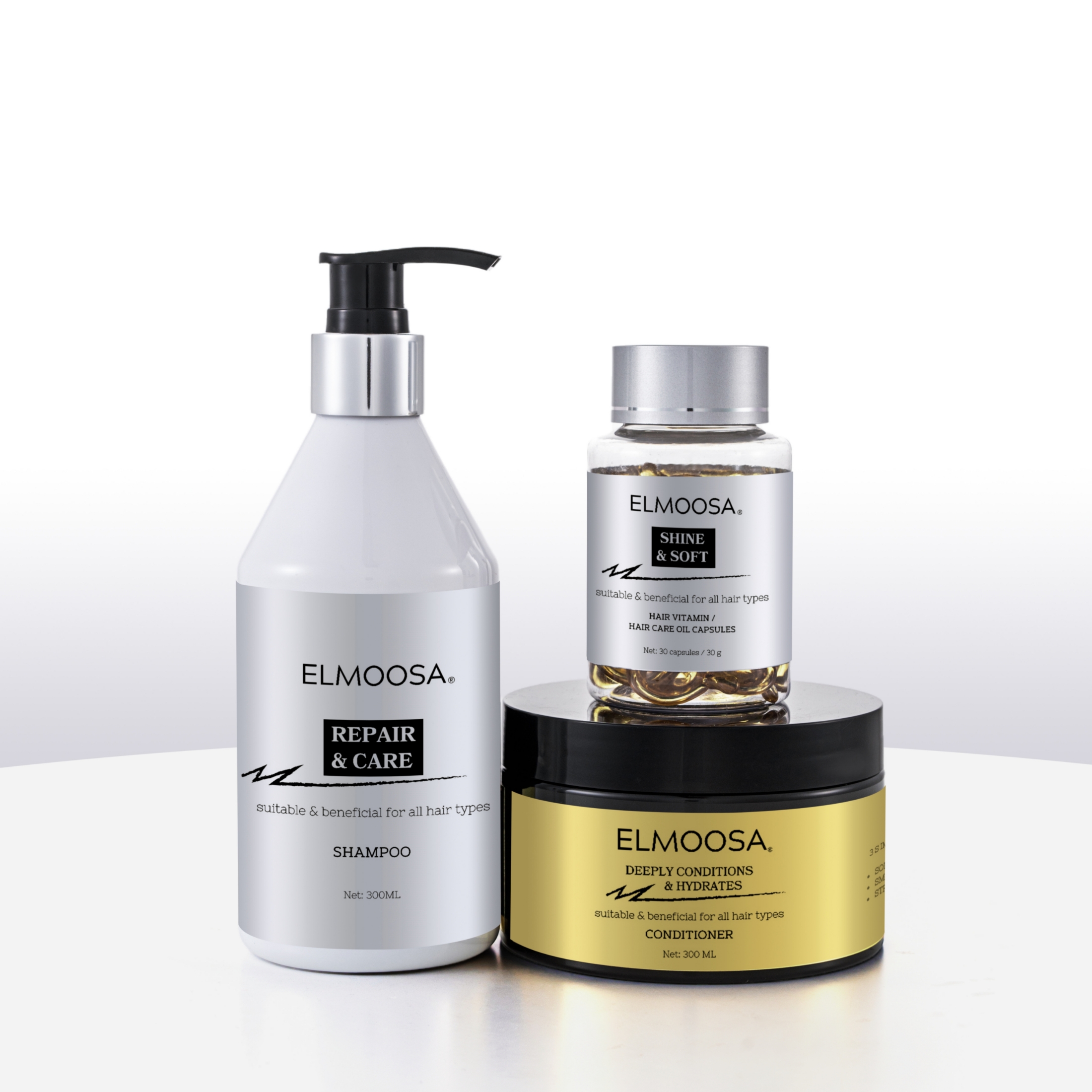 ELMOOSA & CARE HAIR ROUTINE Fo - Hair Care Step recension och pris
