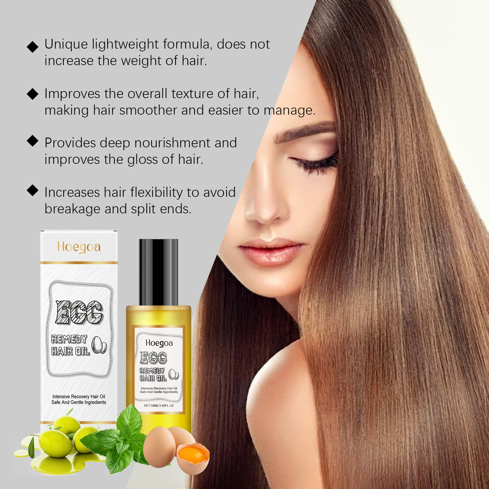 Egg Remedy Hair Oil Restore So - Hair Care Natur recension och pris