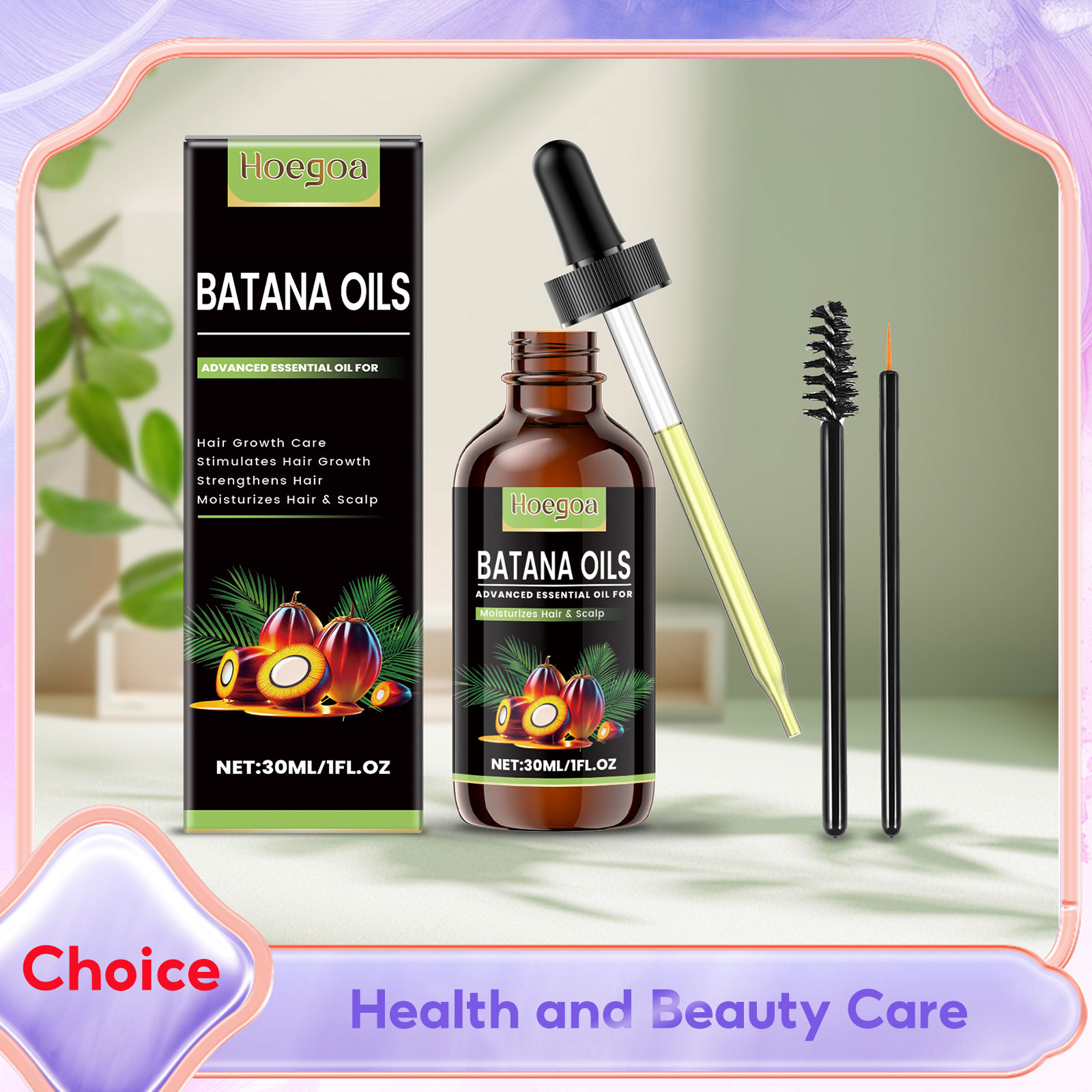 Batana Oil for Hair Growth Rev - Hair Care Natur recension och pris