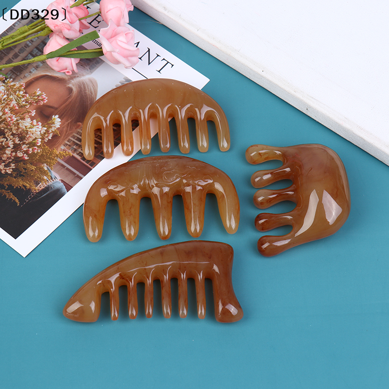 1×Natural Ox Horn Pocket Comb  - Hair Care Natur recension och pris