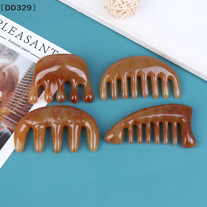 1×Natural Ox Horn Pocket Comb  - Hair Care Natur recension och pris