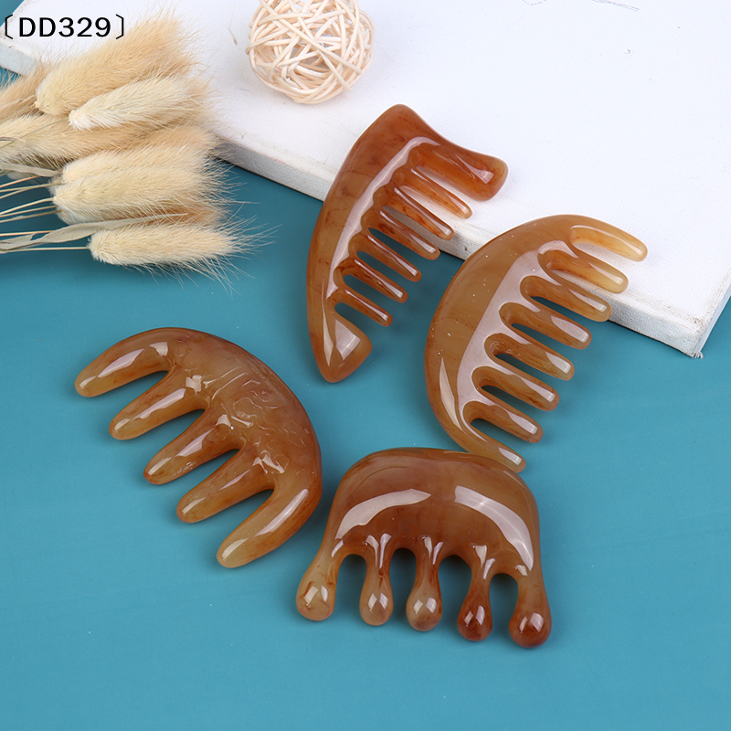 1×Natural Ox Horn Pocket Comb  - Hair Care Natur recension och pris