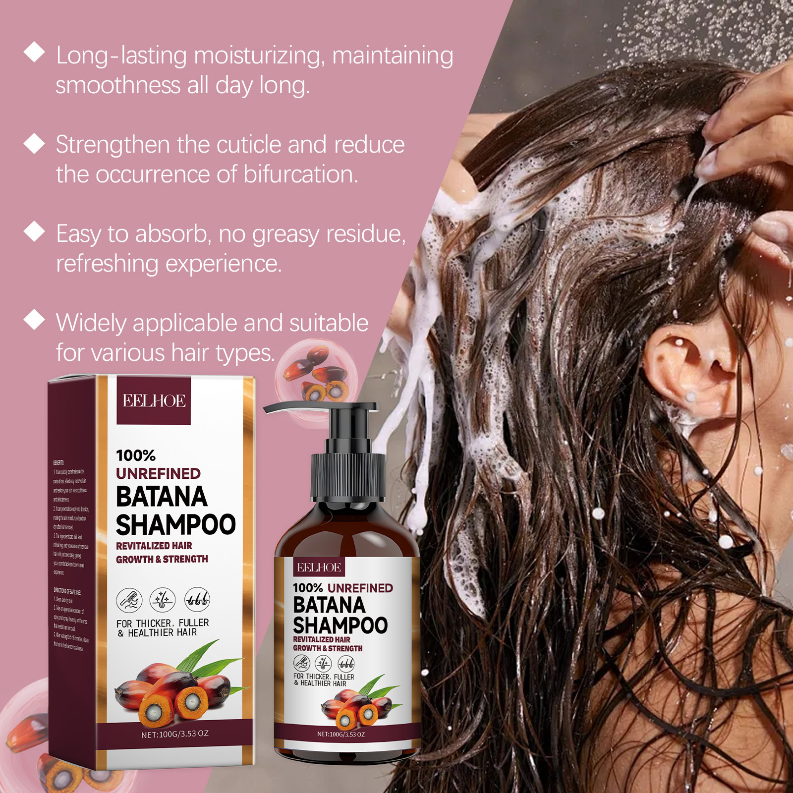 EELHOE Natural Batana Oil Deep - Hair Care Clinic recension och pris