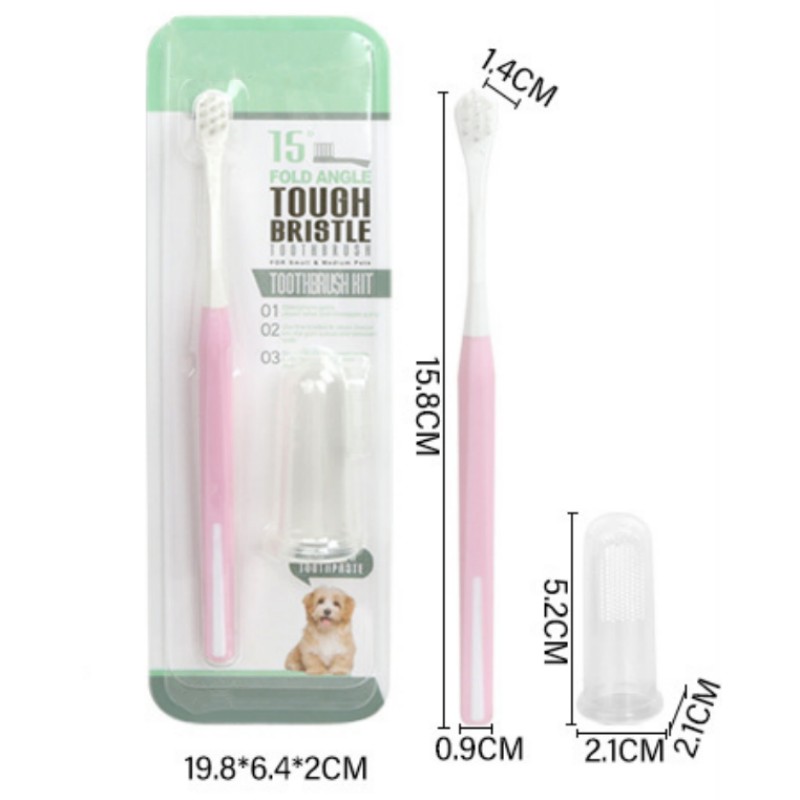 Pet Toothbrush Set Small Head  - Hair Care Routine recension och pris