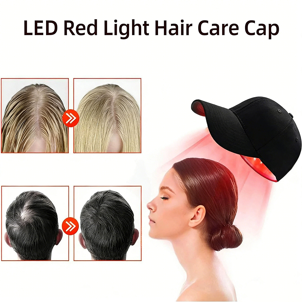 LED Hair Growth Helmet Cap wit - Hair Care Routine recension och pris