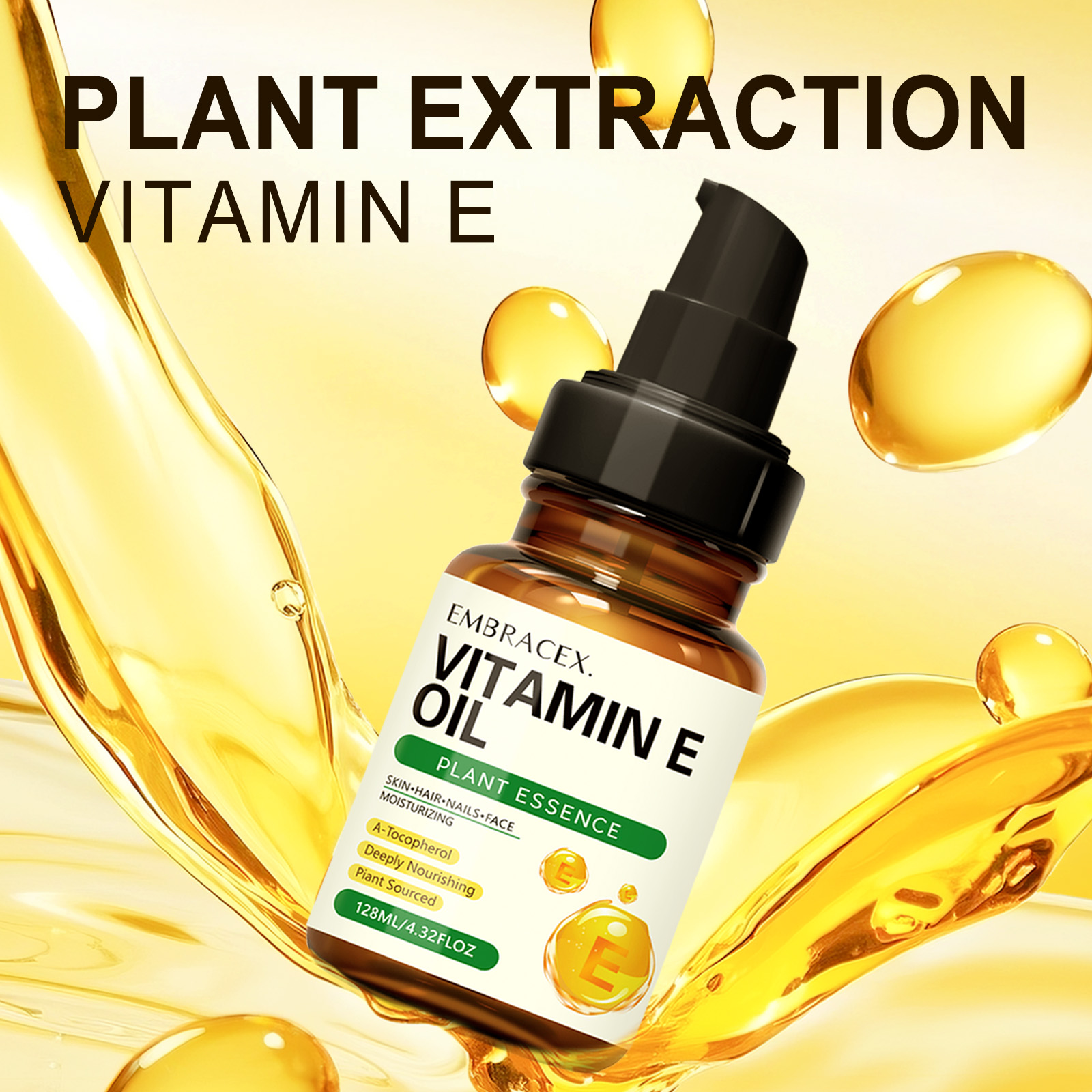 128ml Vitamin E oil Essential  - Hair Care Natur recension och pris