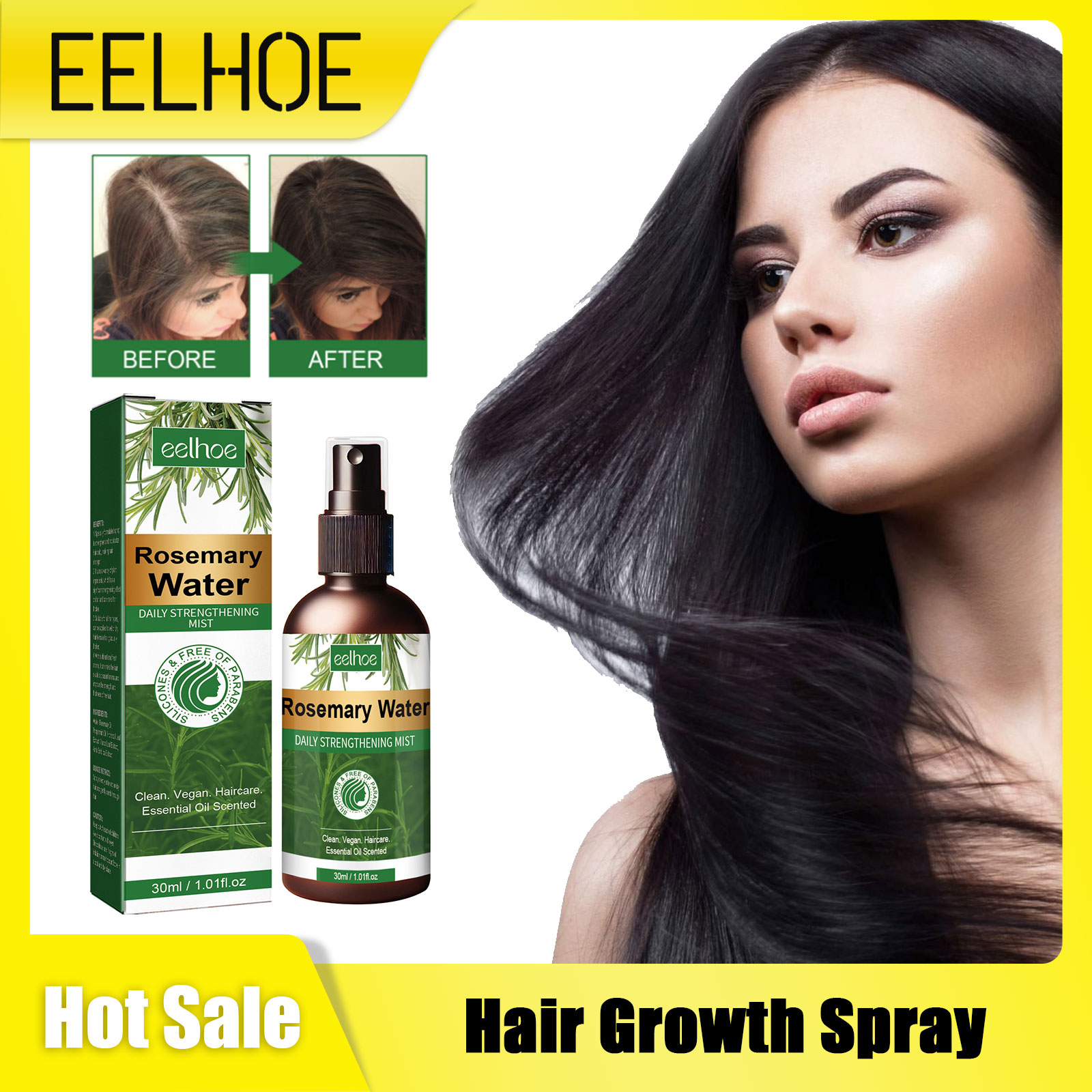 Rosemary Spray for Hair Nouris - Hair Care Natur recension och pris