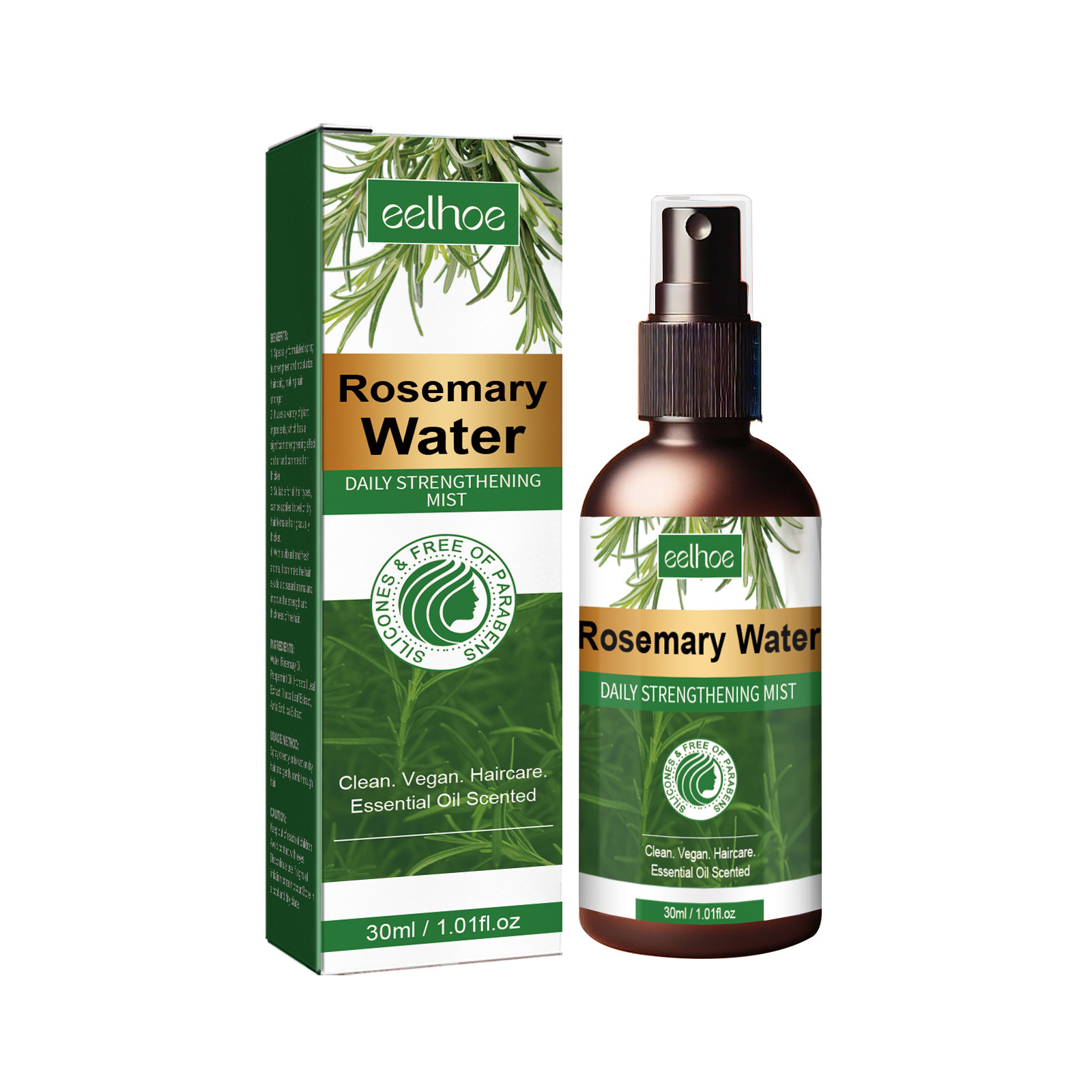 Rosemary Spray for Hair Nouris - Hair Care Natur recension och pris